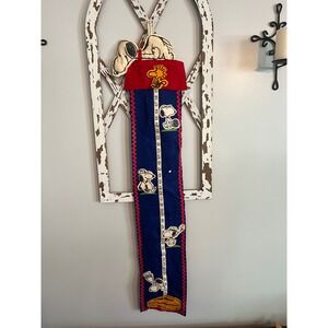 Vintage 1965‎ Peanuts Growth Chart Felt  Snoopy & Woodstock